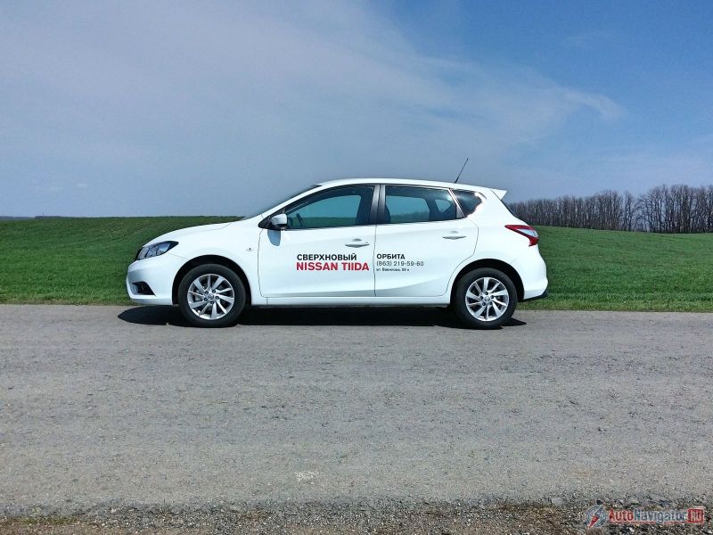 Габариты Tiida — 4387х1768х1533 мм