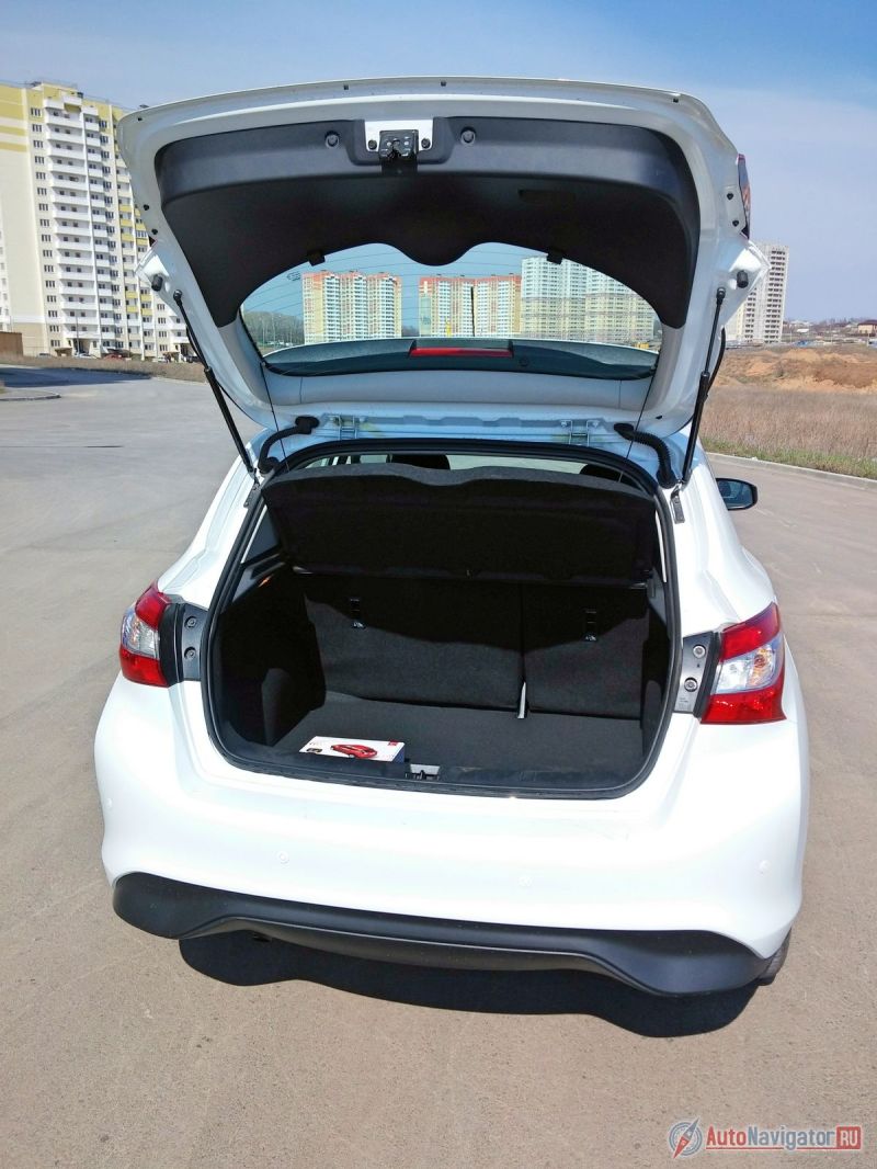 Багажный отсек небольшой — всего 307 л.