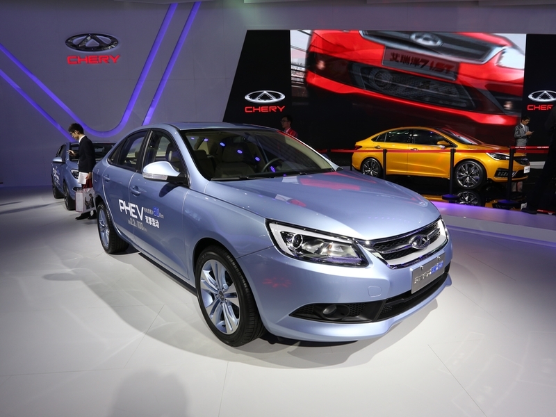 Компания Chery показала в Шанхае гибрид и два электромобиля