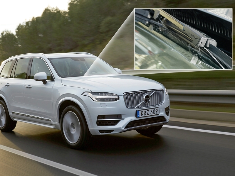 Volvo XC90 получил «умную» систему очистки лобового стекла