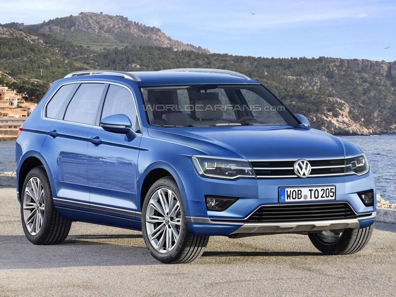 Volkswagen Touareg New — первый дизайнерский рисунок