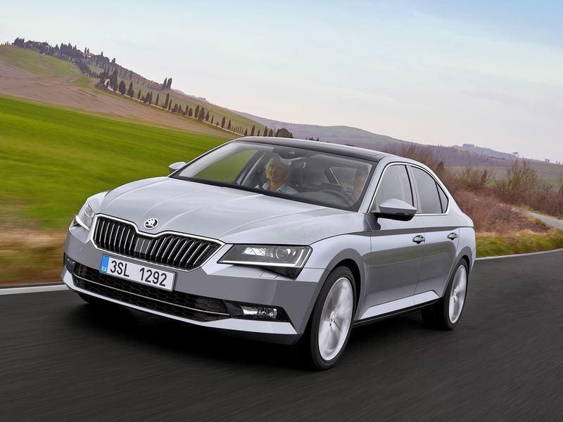 Skoda Superb New получила шины Continental