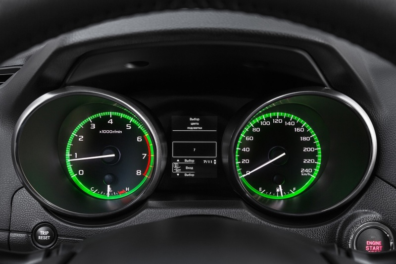 Разновидность цвета подсветки