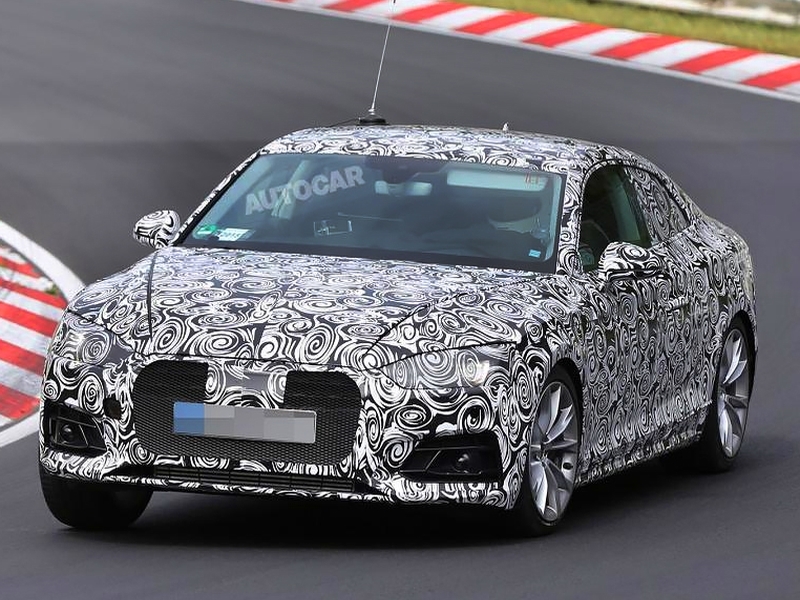 Новая генерация Audi A5 замечена на тестах