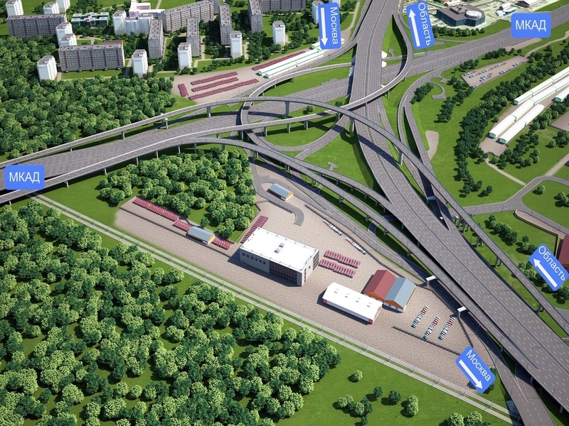 Реконструкция Бусиновской развязки в Москве завершена