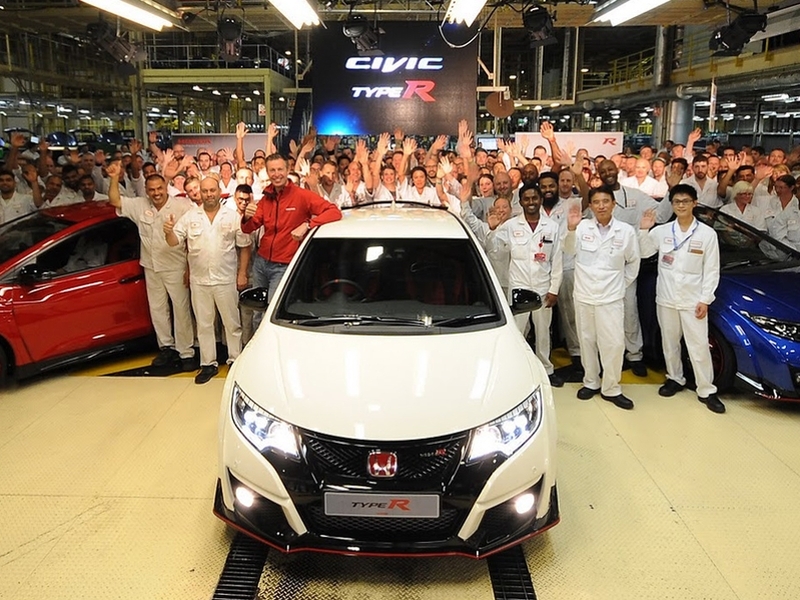 Стартовало производство Honda Civic Type R