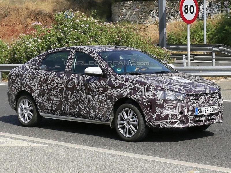 Lada Vesta замечена на тестах в Испании