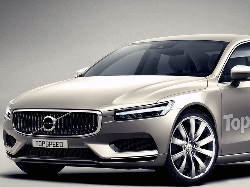 Volvo S90 New — первый компьютерный рисунок
