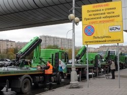 Со столичных дорог эвакуировано почти 160 тыс. автомобилей