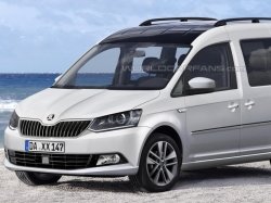 Skoda Roomster II — первое компьютерное фото