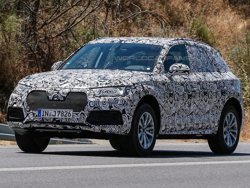 Audi Q5 New проходит испытания