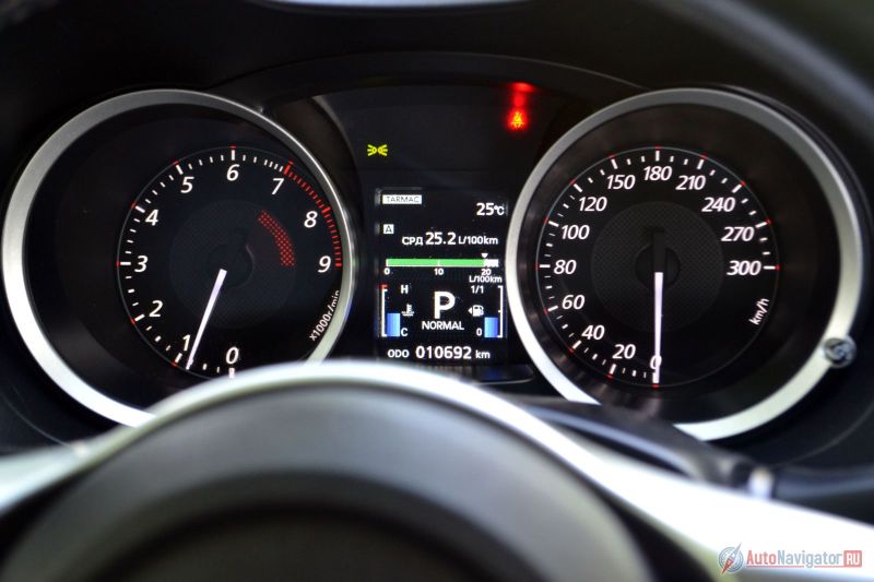 Расход топлива в 25 литров на 100 км – это не сказки. Даже при не слишком бодрой езде бак будет пустеть быстрей, чем ты сам успеешь проголодаться. К слову, Mitsubishi не вводит в заблуждение в этом плане. Заявленный расход в городе – 15 л/100 км