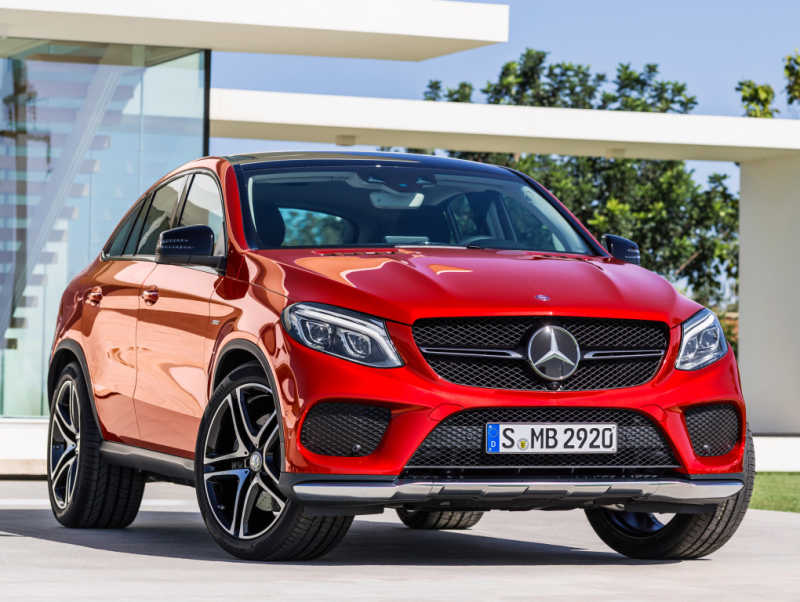 Mercedes GLE Coupe выглядит весьма эффектно
