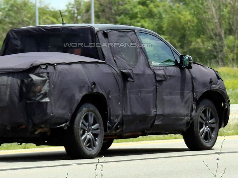 Пикап Honda Ridgeline New замечен на тестах