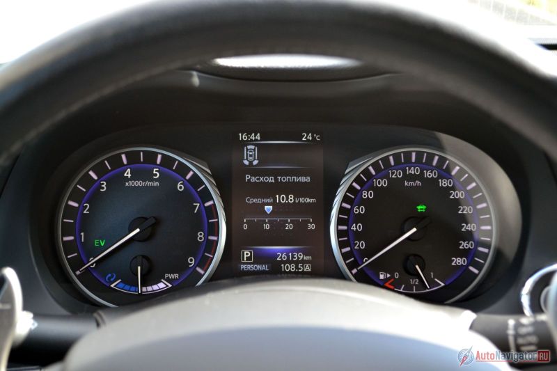 С одной стороны расход в 10,8 литров на 100 км у гибрида – это много, с другой стороны расход в 10,8 литров на 100 км для машины мощностью 355 л.с. с 3,5 литровым атмосферным мотором – это очень хорошо