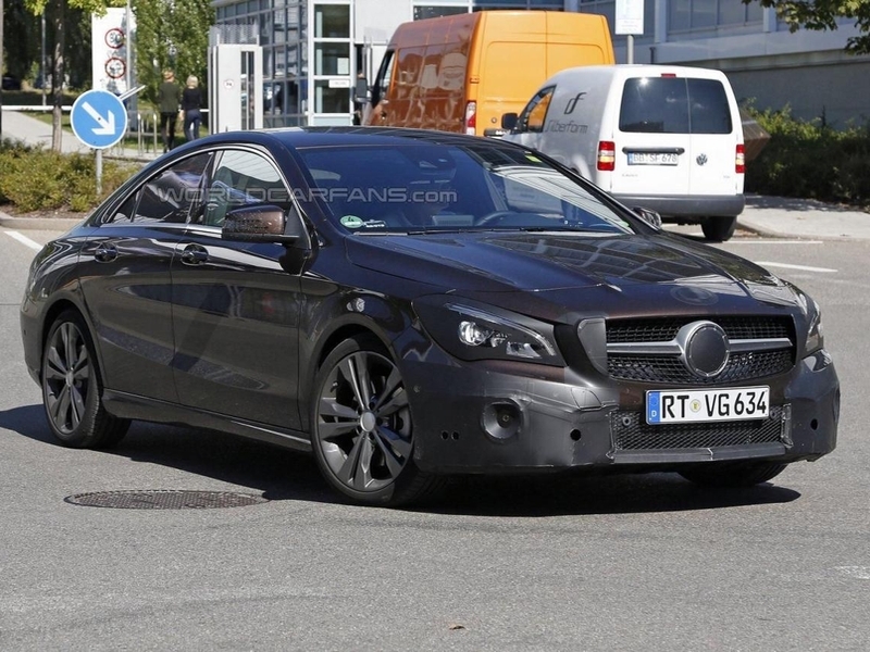 Обновленный Mercedes-Benz CLA замечен на тестах