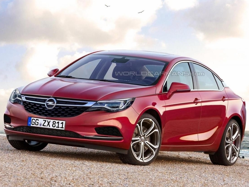 Opel Insignia New — первое компьютерное изображение