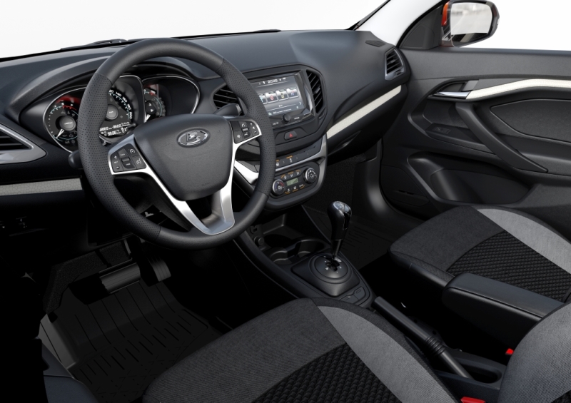 Интерьер создает полное ощущение нахождения в машине иностранного производства