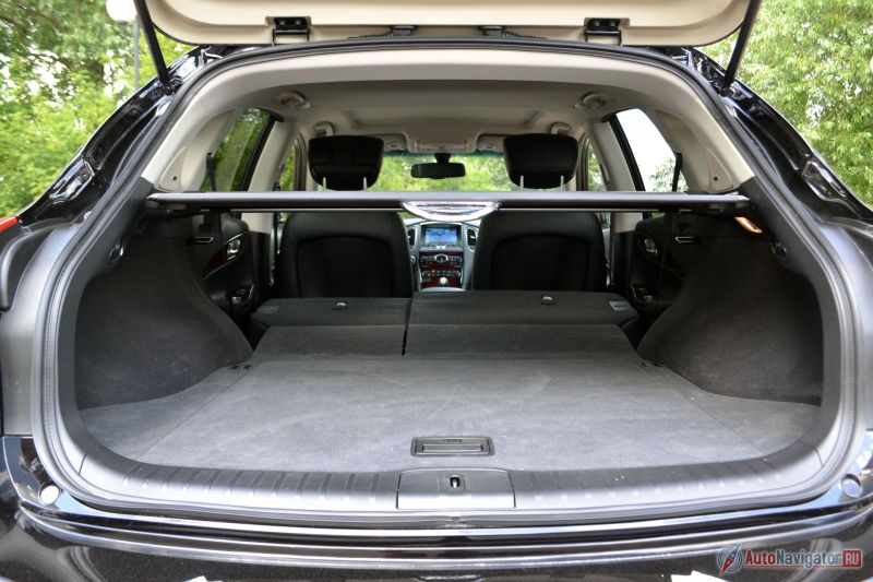 Спинки задних сидений складываются вровень с полом, но лючка для длинномеров нет