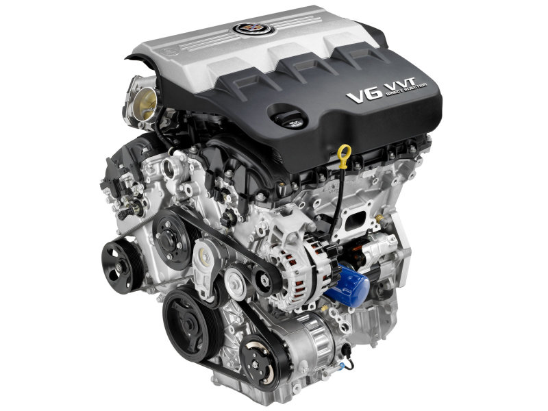 Единственно возможная геометрия мотора на российском рынке для SRX – V6. На фото 3-литровый мотор, «потерявший» после модернизации модели около 16 л/с (до 249 л/с)