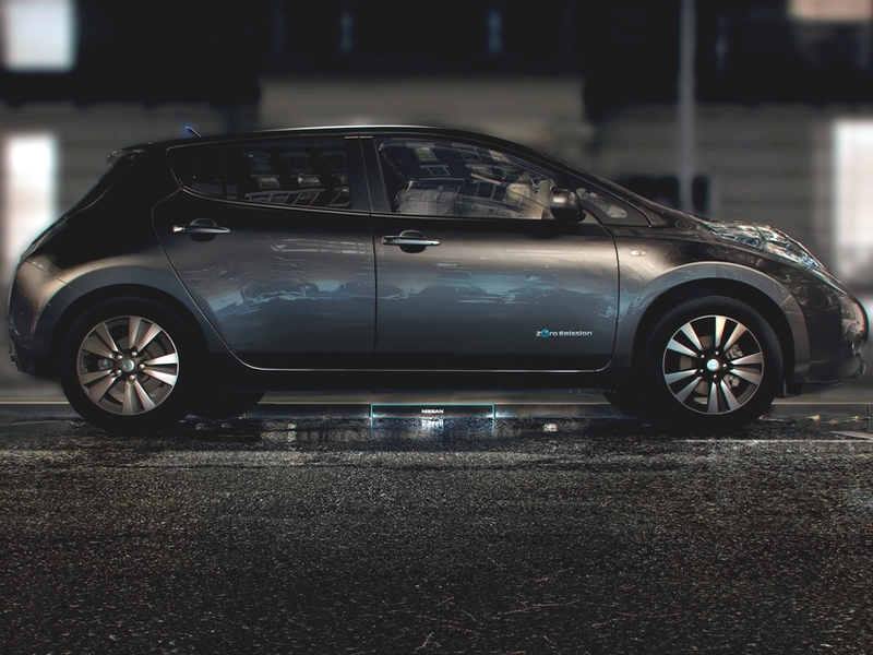 Nissan работает над уникальной заправочной станцией для электромобилей