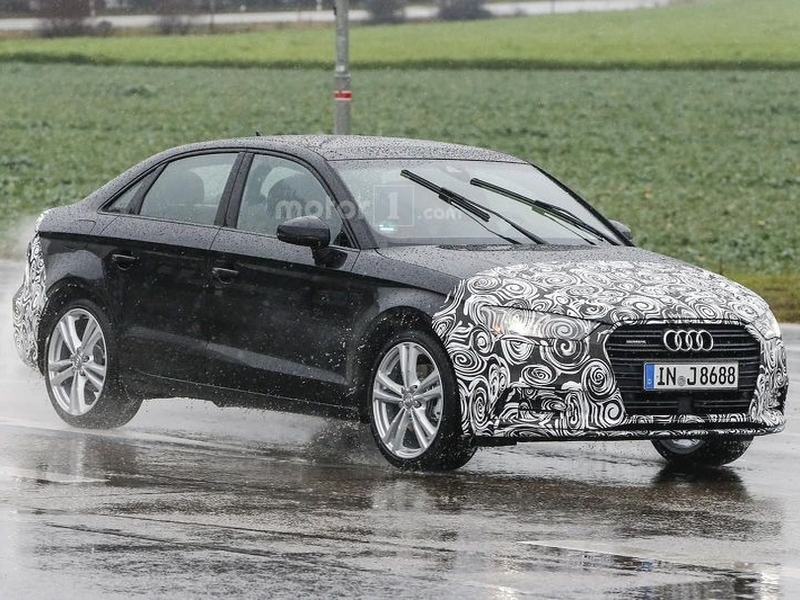 Обновленный седан Audi A3 замечен на тестах