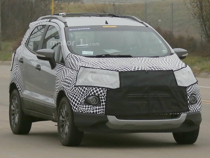 Обновленный Ford EcoSport замечен на тестах