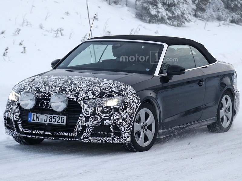 Обновленный кабриолет Audi A3 выехал на тесты