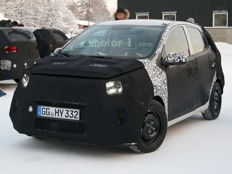 Обновленный хэтч KIA Picanto замечен на тестах