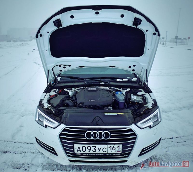 Под капотом тестового автомобиля установлен 2-литровый турбированный силовой агрегат. Его мощность – 190 л.с.