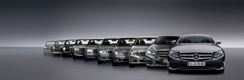 История E-класса в одной фотографии