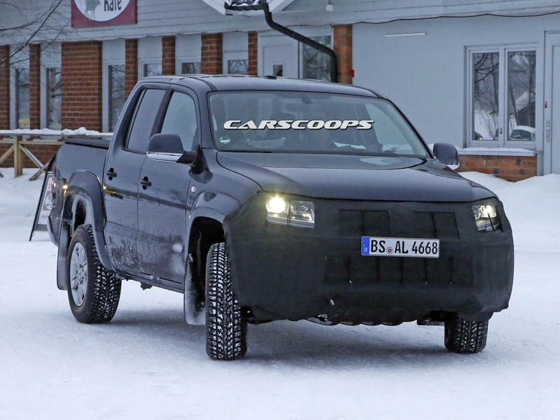Обновленный Volkswagen Amarok выехал на тесты