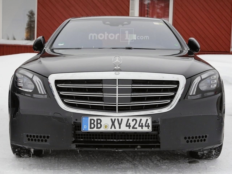 Рестайлинговый Mercedes-Benz S-Class замечен на тестах