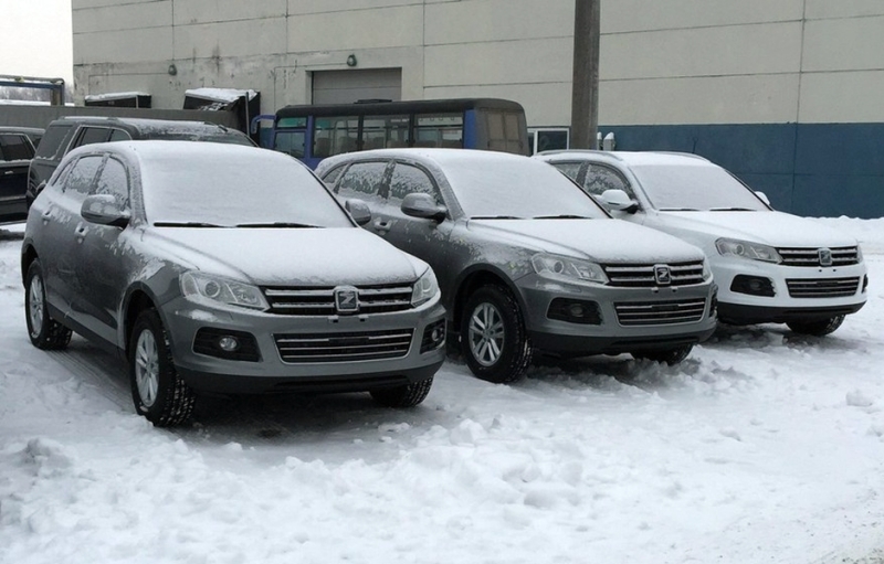 Zotye T600 на территории белорусского завода UNISON