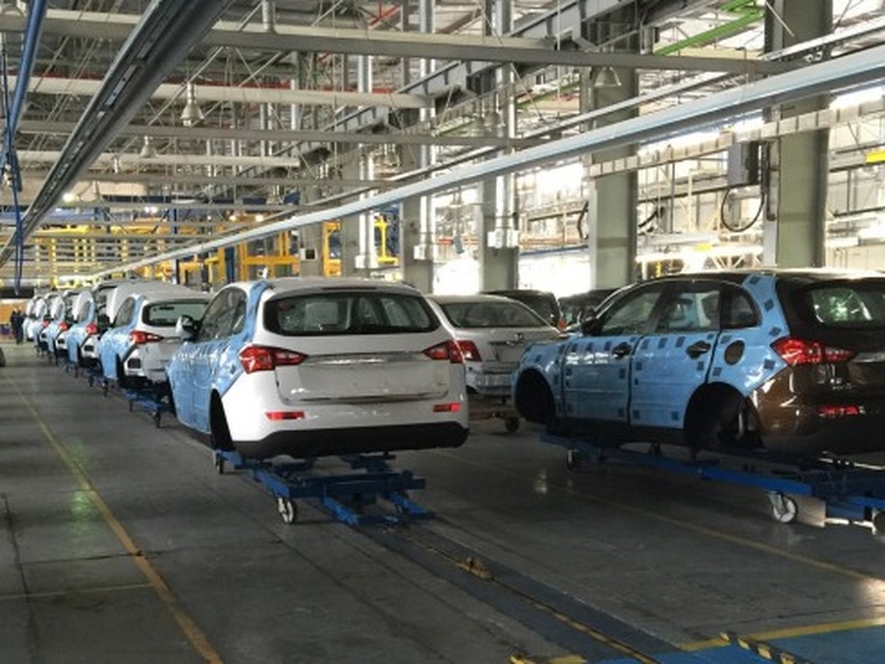 Zotye T600 на конвейере завода UNISON