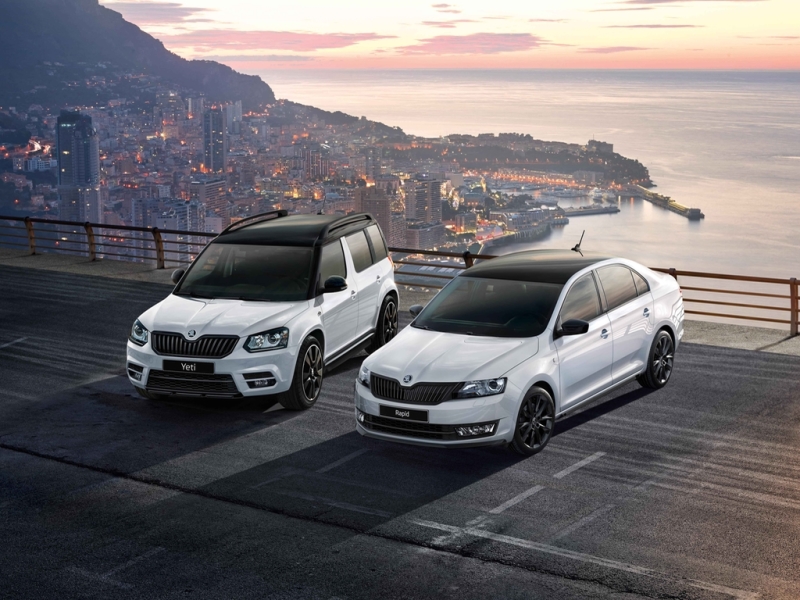 Skoda Rapid Monte Carlo и Yeti Monte Carlo представлены в России