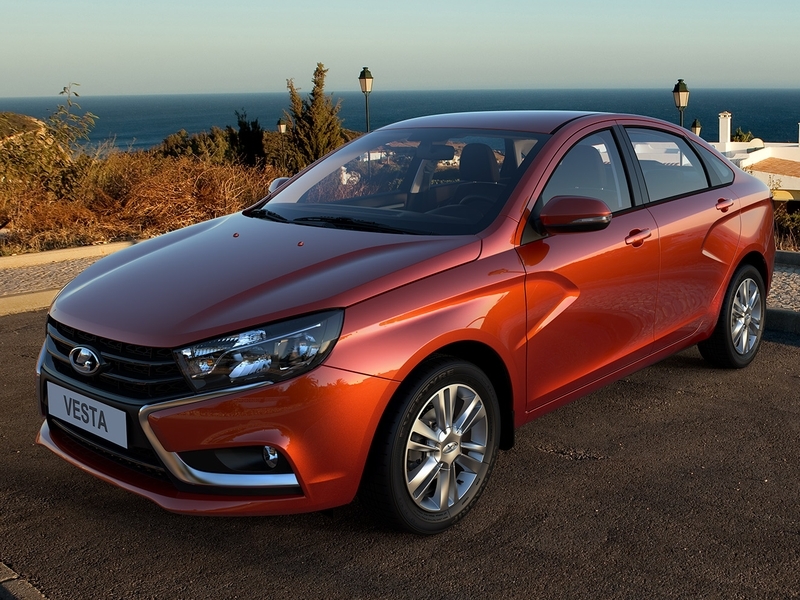Lada Vesta вошла пятерку самых продаваемых автомобилей в России