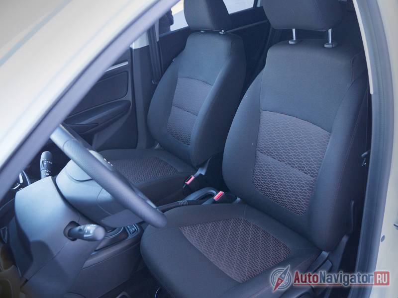 Формовка сидений – «универсальная», для того, чтобы человек с любой комплекцией ощущал себя комфортно