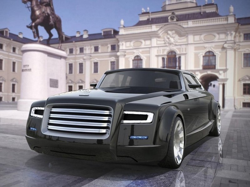 Проект «Кортеж»: один из первых эскизов лимузина