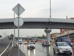 В Москве открыто движение по новым эстакадам на Рябиновой улице