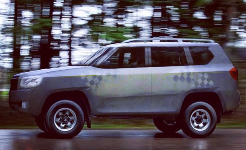 УАЗ выпустит кроссовер под индексом 3170