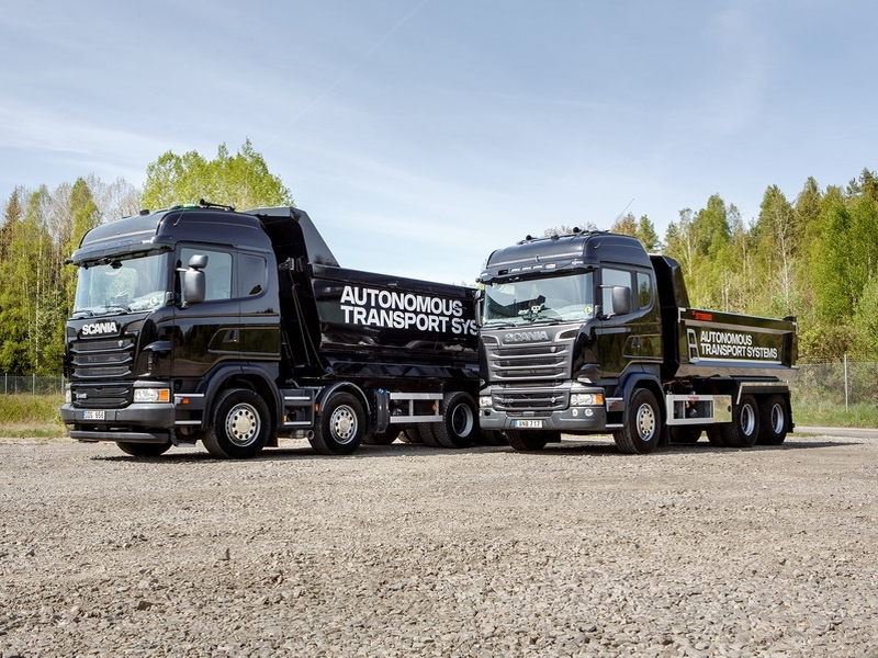 Компания Scania представила автономную транспортную систему