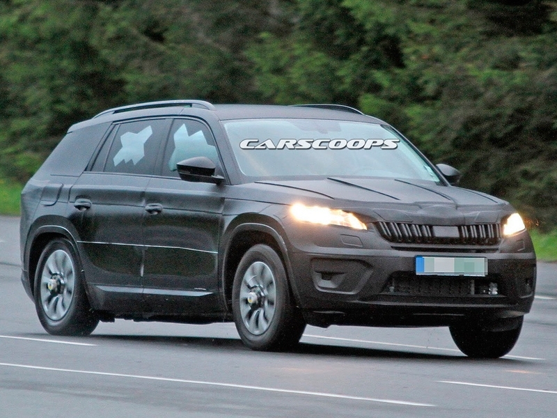 Кроссовер Skoda Kodiaq замечен на испытаниях