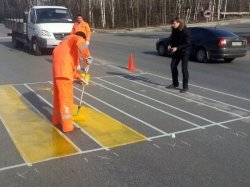 На московских дорогах появится «стеклянная разметка»