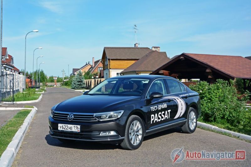 Внешность «Пассата» свежа, но в то же время сугубо традиционна