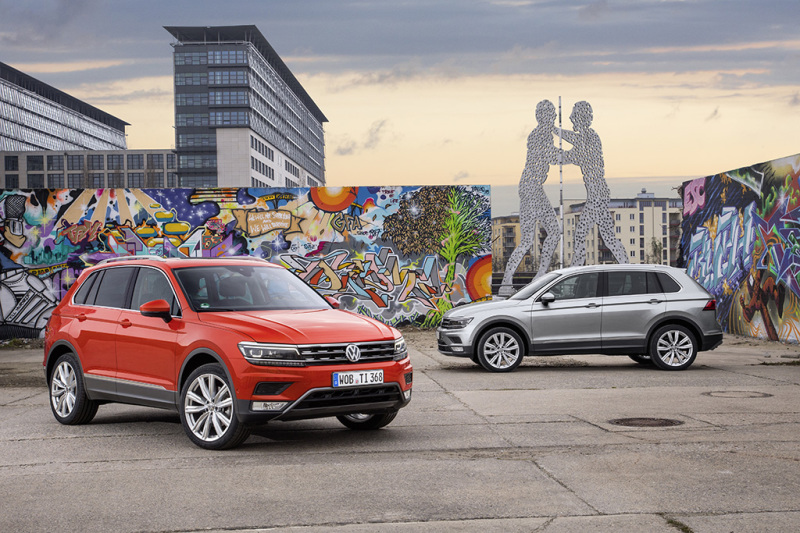 Volkswagen Tiguan теперь рассчитан на перевозку прицепа массой до 2 500 кг