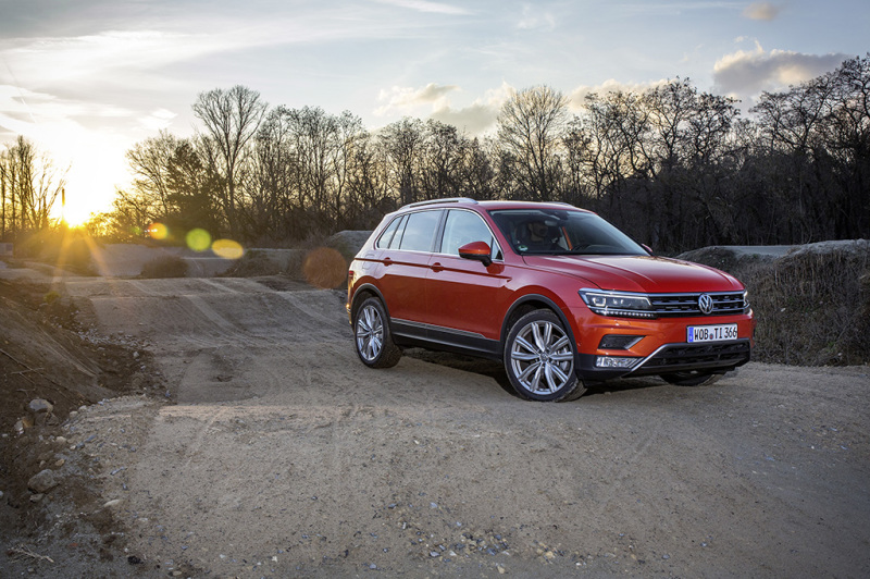 Новый Volkswagen Tiguan оснащается расширенной линейкой систем безопасности