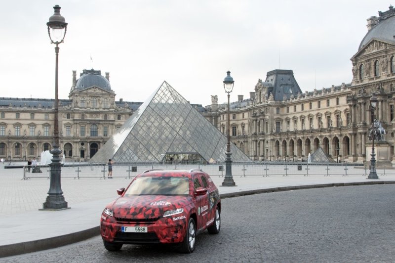 Skoda Kodiaq в камуфляже