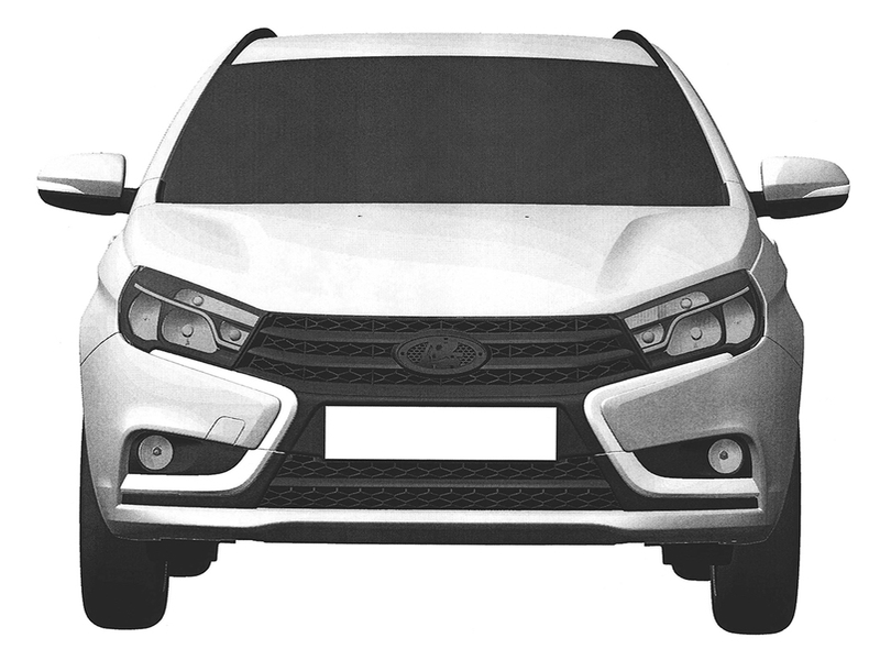 Дизайн универсала Lada Vesta запатентован