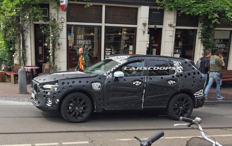 Прототип Volvo XC60 New — шпионское фото